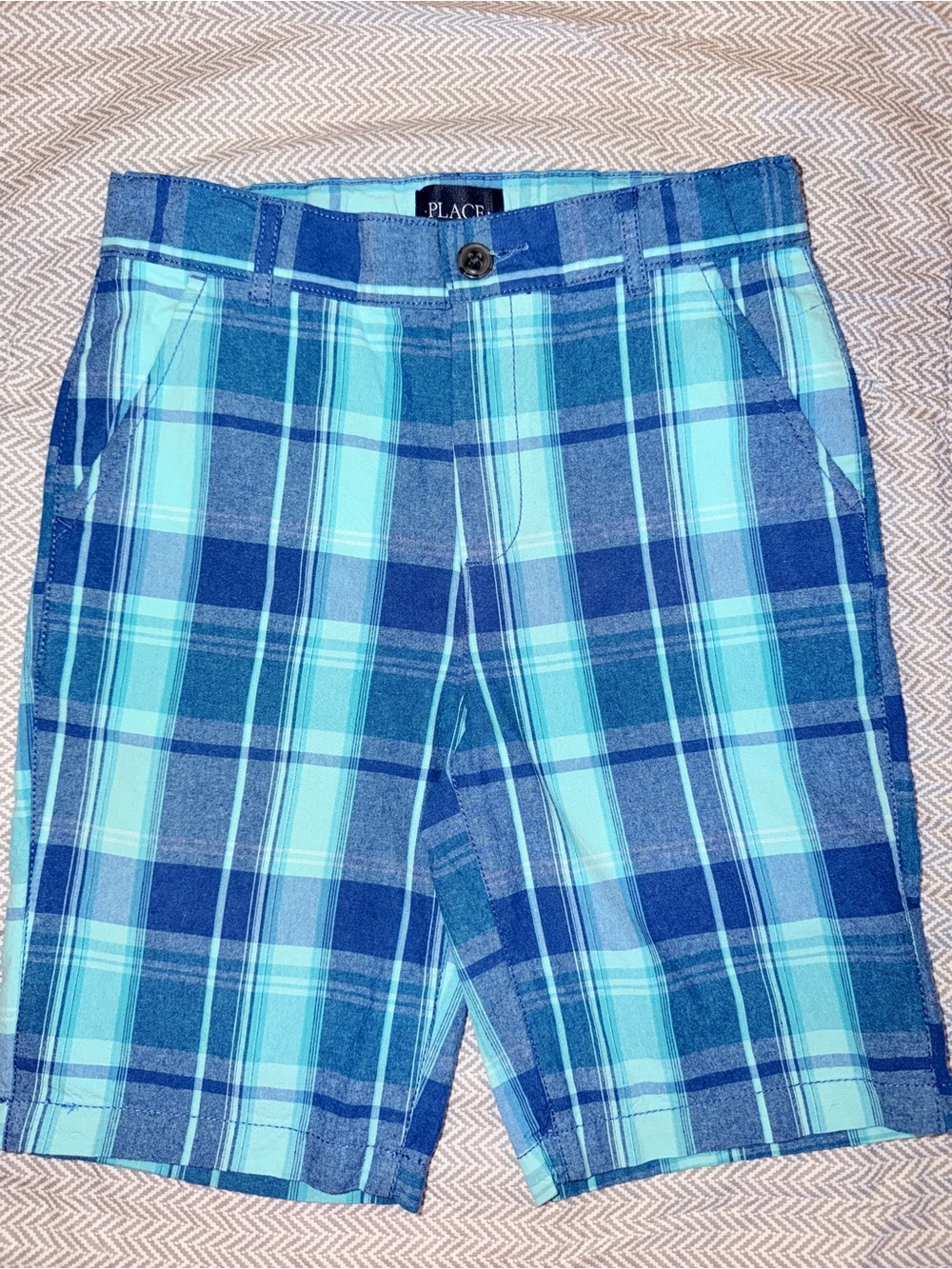 The Children’s Place Boys Plaid Chino Shorts